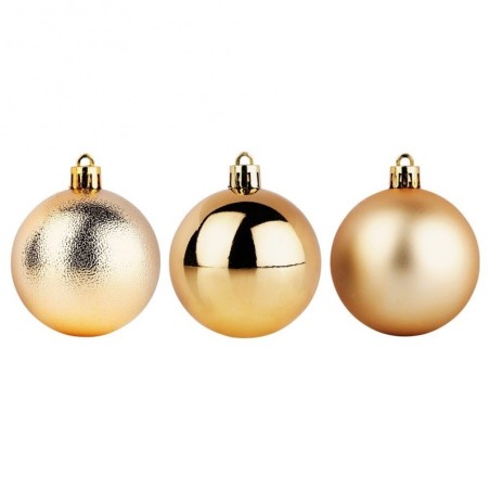 Purunemiskindlad jõulukuulid kuldsed 6 cm 9 tk. | FreshDesign.ee