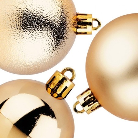 Purunemiskindlad jõulukuulid kuldsed 6 cm 9 tk. | FreshDesign.ee