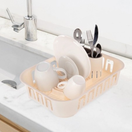 Nõudekuivati, kreem, 39x29x11 cm