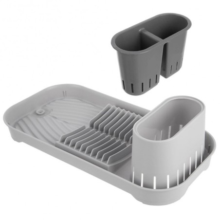 Nõudekuivatusrest, hall, 39x19,5x11 cm | FreshDesign.ee