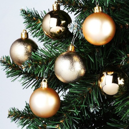 Purunemiskindlad jõuluehted kuldsed 5 cm 10 tk.