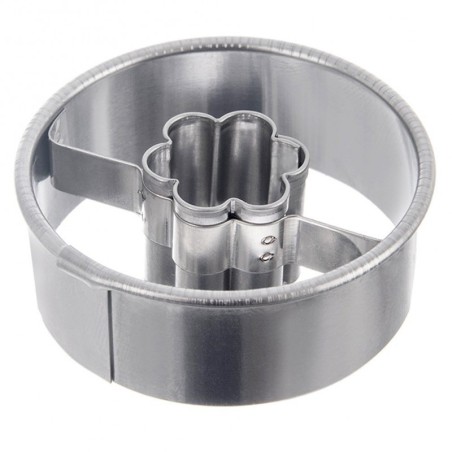 Küpsiselõikur piparkoogivorm ring lill 4,5 cm | FreshDesign.ee