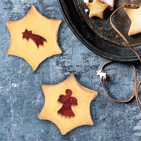 Küpsiselõikur piparkoogivorm jõulutäht 5,5 cm