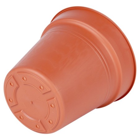 Ümmargune plastikust aiapott 15 cm 3 tk.