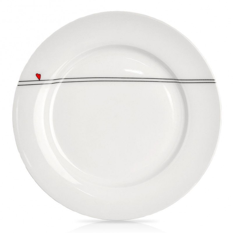 Magustoidutaldrik, valge, portselan, SÜDA, 19 cm | FreshDesign.ee