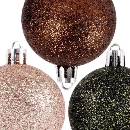 Jõulupuu ehted roheline pruun pärl purunem... | FreshDesign.ee
