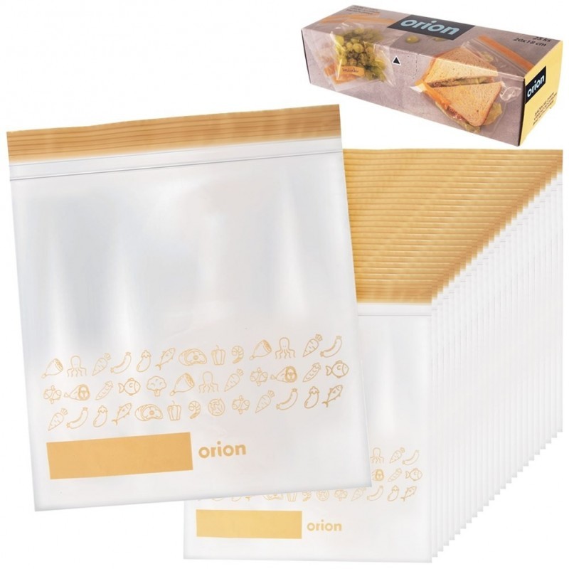 Kinnitatavad kotid toidule 20x18 cm 25 tk. | FreshDesign.ee