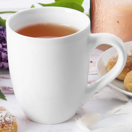 Valge portselanist kruus MONA 300 ml