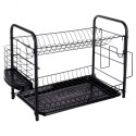 Nõudekuivati, must, 2-tasandiline, 51,5x24... | FreshDesign.ee
