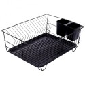 Nõudekuivatusrest, must, 40x33x17 cm | FreshDesign.ee