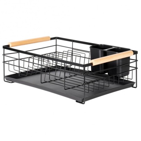 Nõudekuivati, must, 43x28,5x14,5 cm | FreshDesign.ee