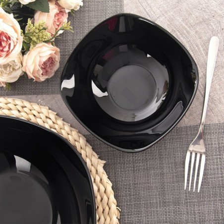 Mustast klaasist kauss LUNA 15 cm, 450 ml | FreshDesign.ee