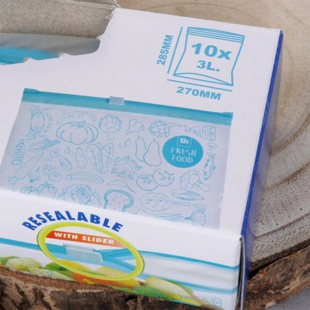 Kinnitatavad toidu kotid 3 l 10 tk. | FreshDesign.ee