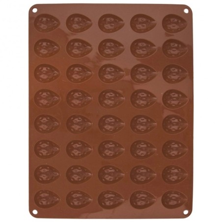 Oranž silikoonist küpsisevorm pähklitega S... | FreshDesign.ee