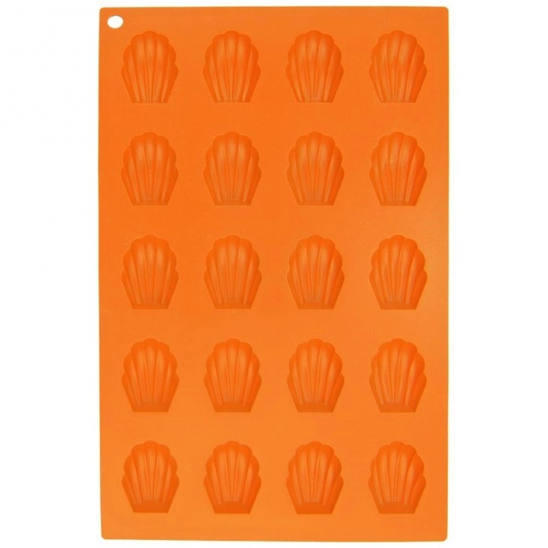 Oranž silikoonist küpsisevorm kestadega SILLINIE | FreshDesign.ee