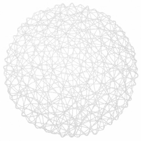 Paberist lauamatt, valge, ümmargune, 35 cm | FreshDesign.ee