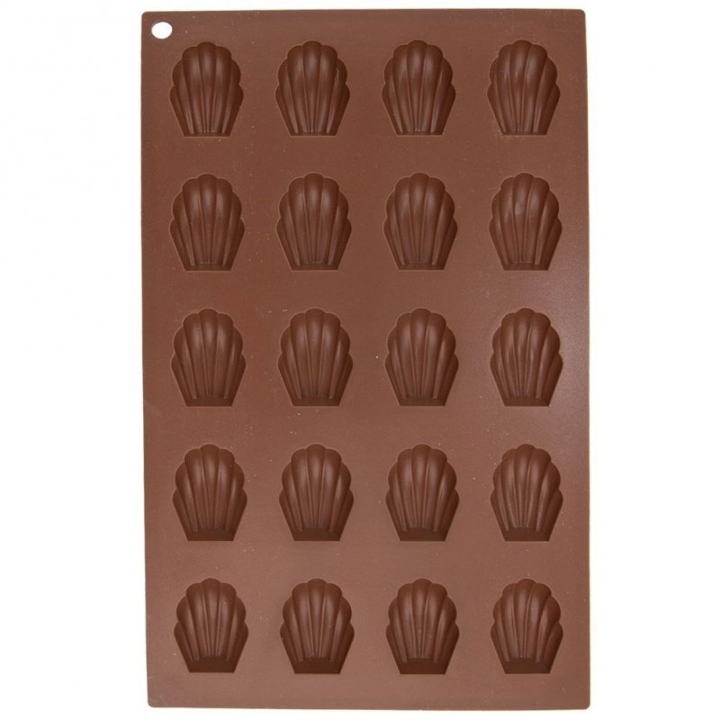 Pruun silikoonist küpsisevorm kestadega SILLINIE | FreshDesign.ee