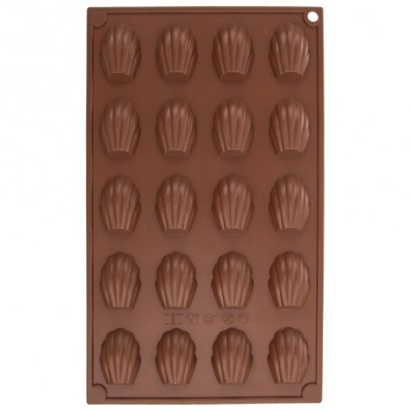 Pruun silikoonist küpsisevorm kestadega SILLINIE