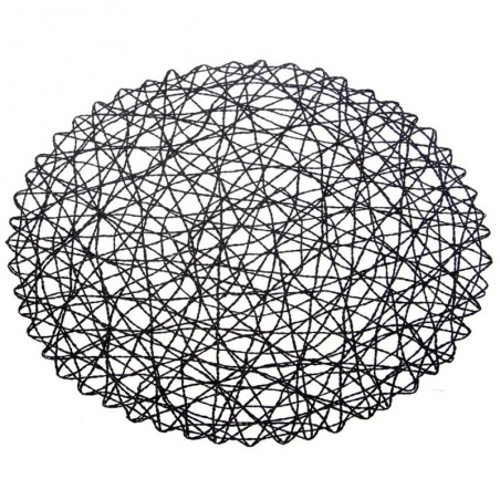 Paberist lauamatt, must, ümmargune, 35 cm | FreshDesign.ee