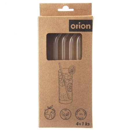 Klaasist joogikõrred puhastusharjaga 20 cm | FreshDesign.ee