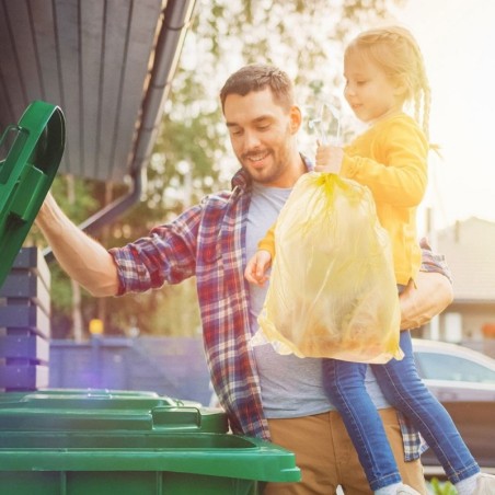 Sidrunilõhnalised prügikotid 40 l 10 tk.