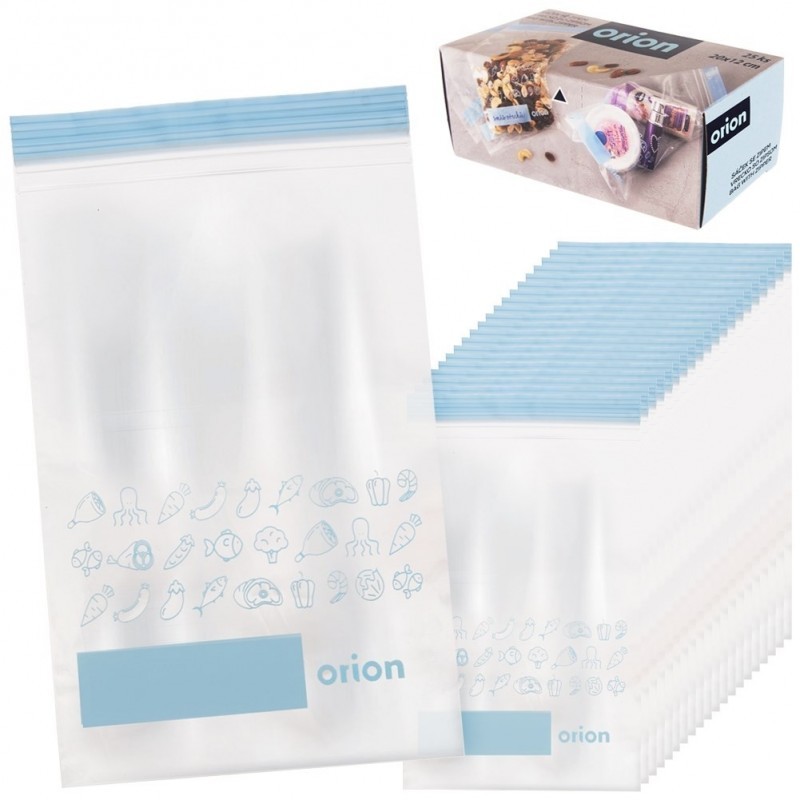 Kinnitatavad kotid toidule 20x12 cm 25 tk. | FreshDesign.ee