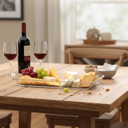 Ristkülikukujuline klaasvaagen 30x14x2 cm