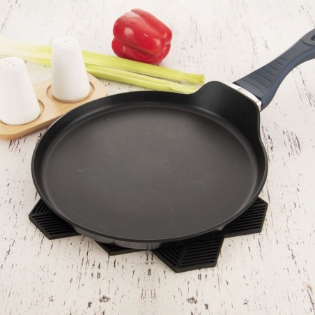 Silikoonist kuumaalus, must, 13,5x13,5 cm | FreshDesign.ee