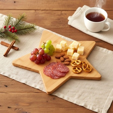 Bambusest täht lõike- ja serveerimislaud