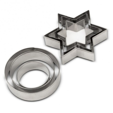 Küpsisevormid terasest tähed ring MISTY 4-... | FreshDesign.ee