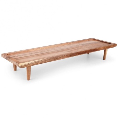 Puidust serveerimislaud jalgadel 55x18 cm | FreshDesign.ee
