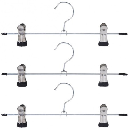 Klambritega metallist riidepuu pükstele, 3 tk. | FreshDesign.ee