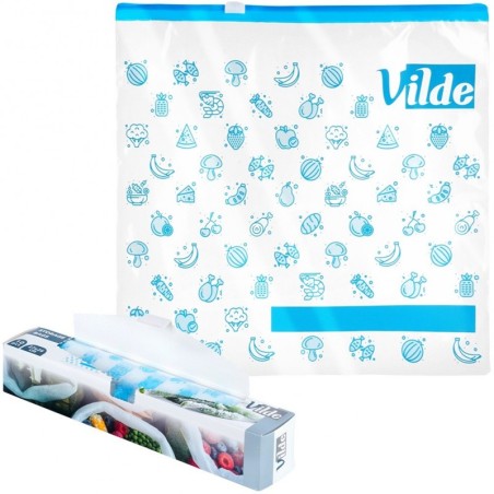 Kinnitatavad kotid toidule 27x26 cm 10 tk. | FreshDesign.ee