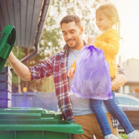 Lavendlilõhnalised prügikotid 60 l 10 tk.