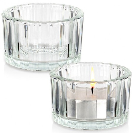 Klaasist teeküünla küünlaalus 5,7 cm 2 tk. | FreshDesign.ee