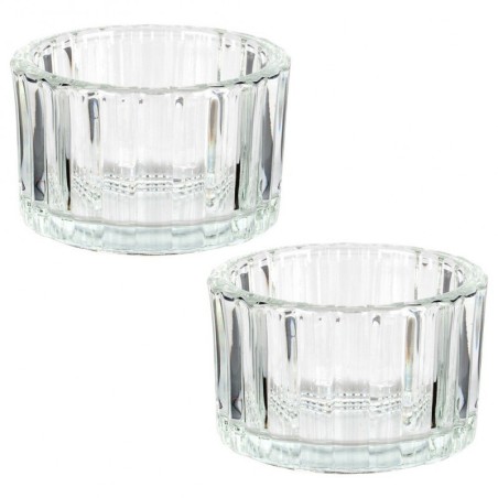 Klaasist teeküünla küünlaalus 5,7 cm 2 tk. | FreshDesign.ee