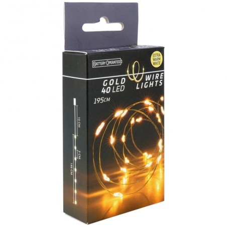 Jõulutulede juhtmed 40 LED 195 cm | FreshDesign.ee