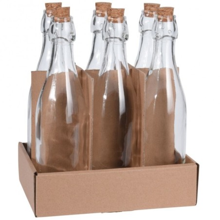 Klaasist korgiga pudel 500 ml | FreshDesign.ee