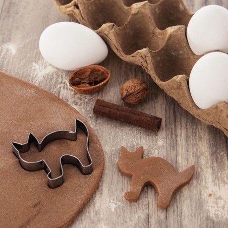 Küpsiselõikur piparkoogivorm kass 6,5 cm