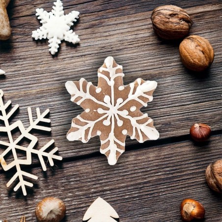 Küpsiselõikur piparkoogivorm lumehelves 5,5 cm