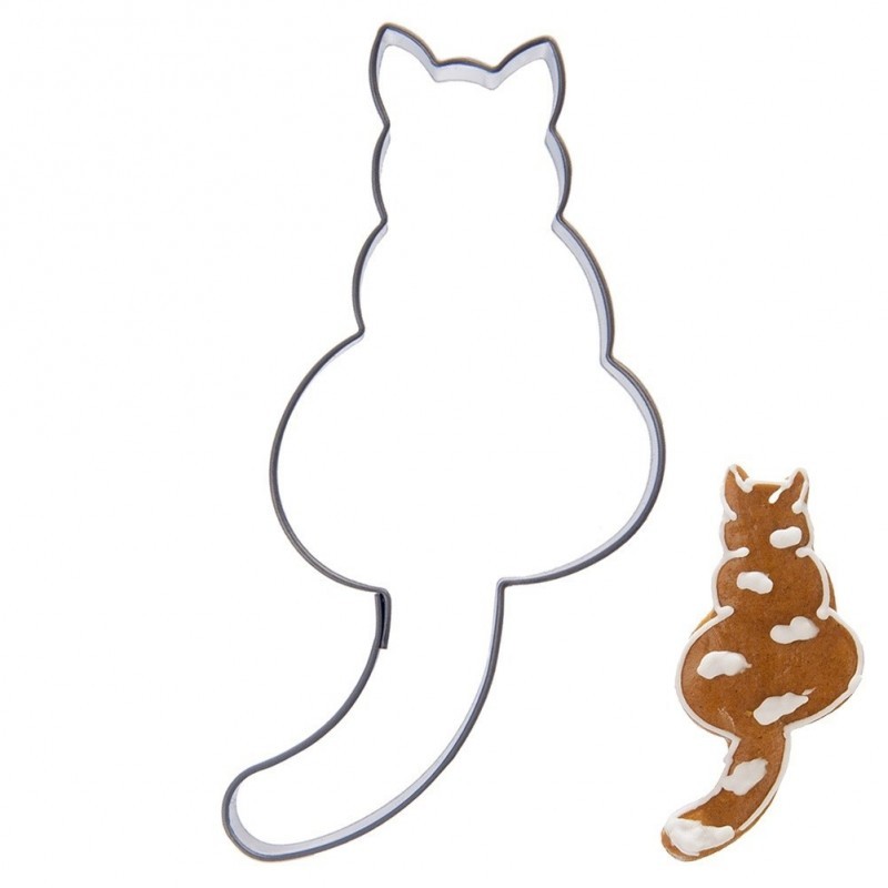 Küpsiselõikur piparkoogivorm kass 8,5 cm | FreshDesign.ee