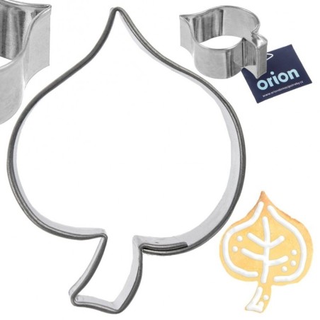 Küpsiselõikur piparkoogivorm leht 4 cm | FreshDesign.ee