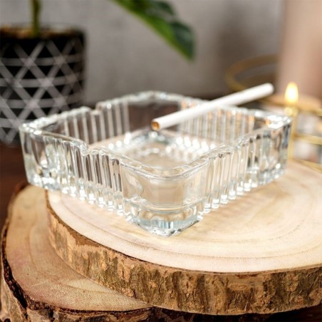 Kandiline klaasist tuhatoos 10,5x10,5x3,5 cm | FreshDesign.ee