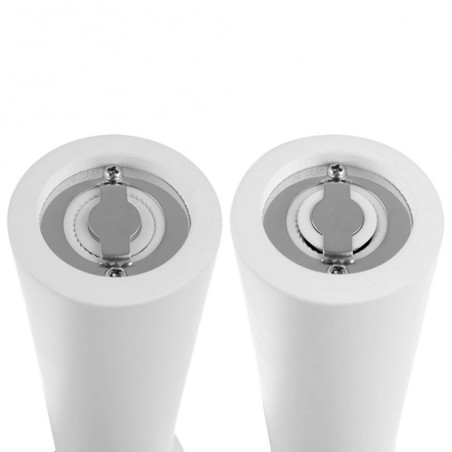 Valge puidust pipra- ja soolaveski, 21,5 cm | FreshDesign.ee