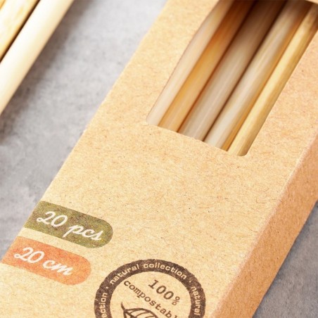 Korduvkasutatavad bambusest joogikõrred 20... | FreshDesign.ee