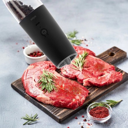 Elektriline pipra- ja soolaveski koos laadijaga, 20 cm