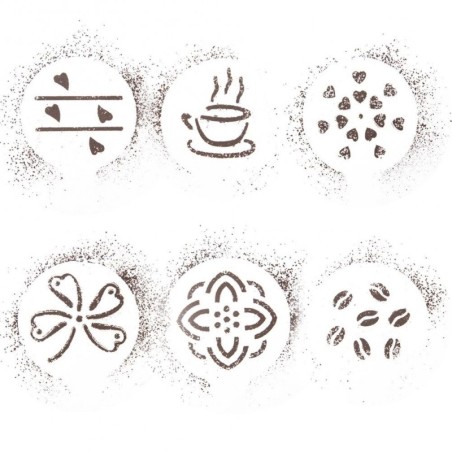 Kohvi- ja magustoidu šabloonid 6 tk. | FreshDesign.ee