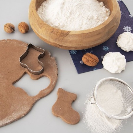 Küpsiste lõikur piparkoogivorm sokk 6 cm