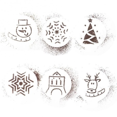 Kohvi- ja magustoidu šabloonid 6 tk. | FreshDesign.ee