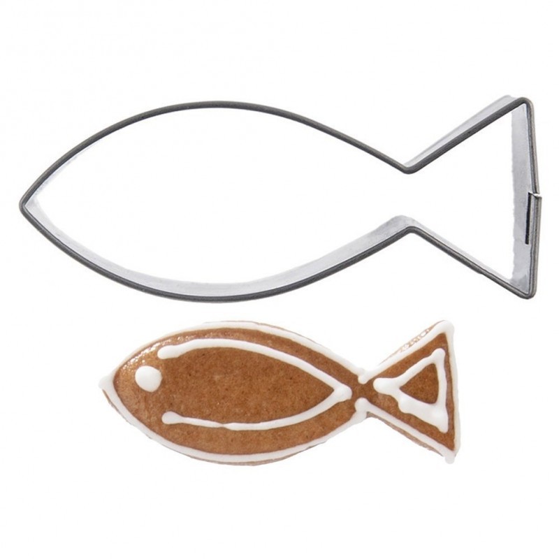 Küpsiselõikur piparkoogivorm kala 5 cm | FreshDesign.ee